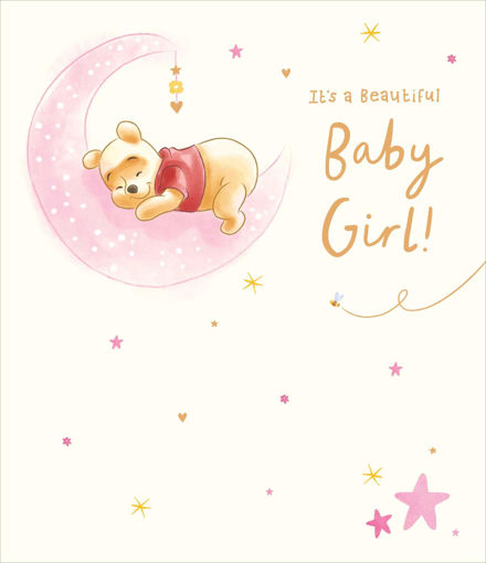 Picture of ITS A BEAUTIFUL BABY GIRL CARD